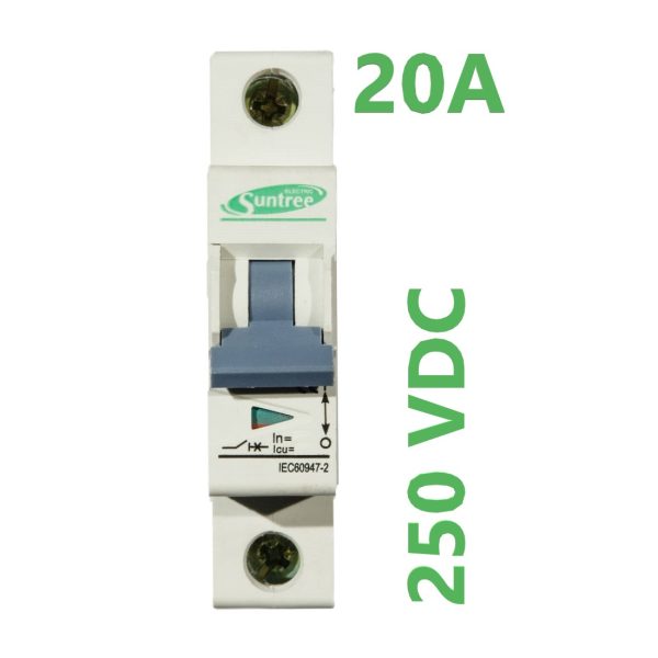 Breaker DC 250V 20A 1P Suntree