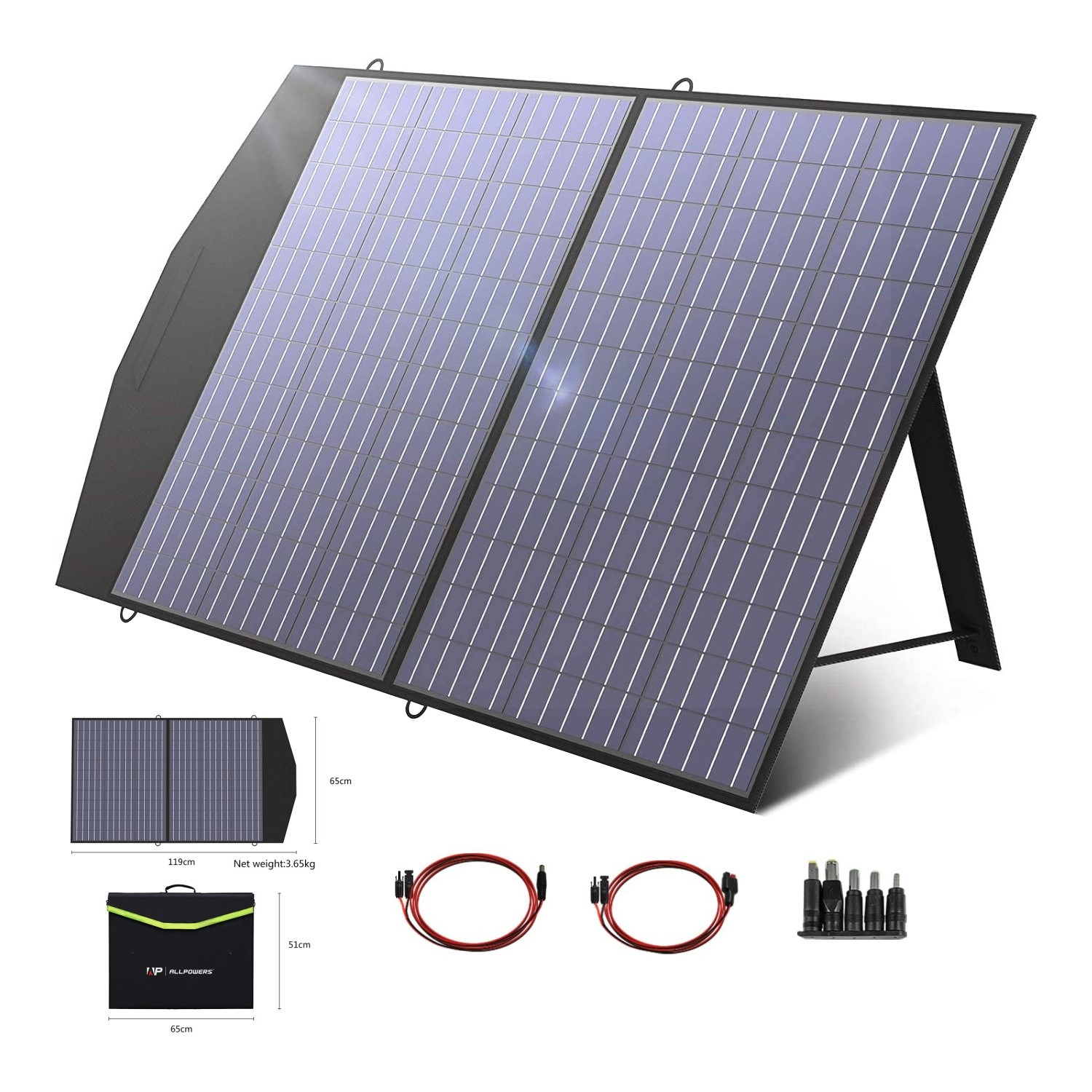 Panel Solar Plegable Portátil 18V-21W ALLPOWERS - Solartex Chile