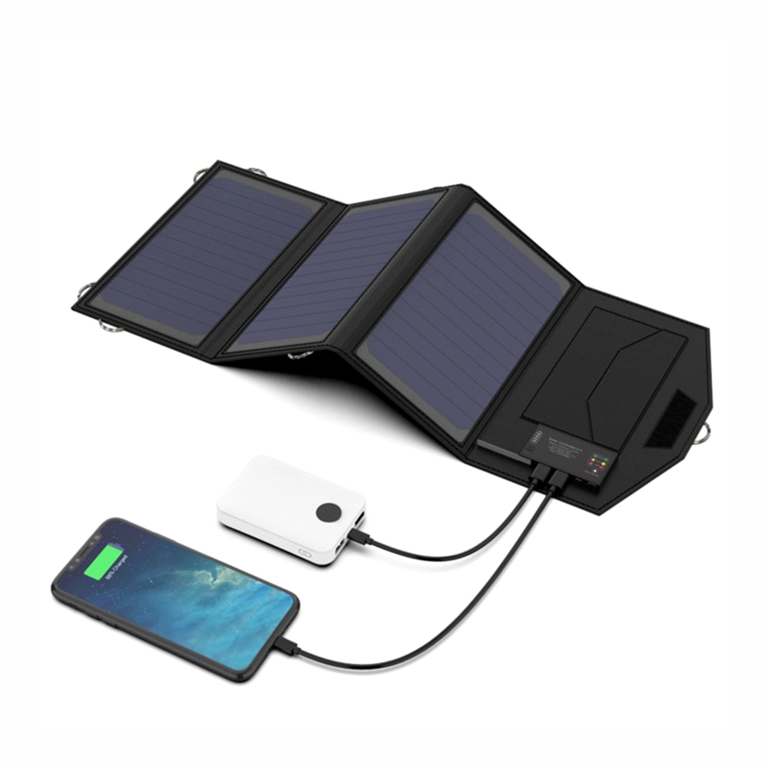 Power bank Solar Cargador Portátil JustPawa! 10.000mAh - Solartex Chile