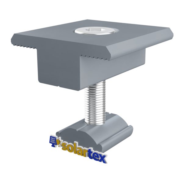 conector midclamp en aluminio 30mm