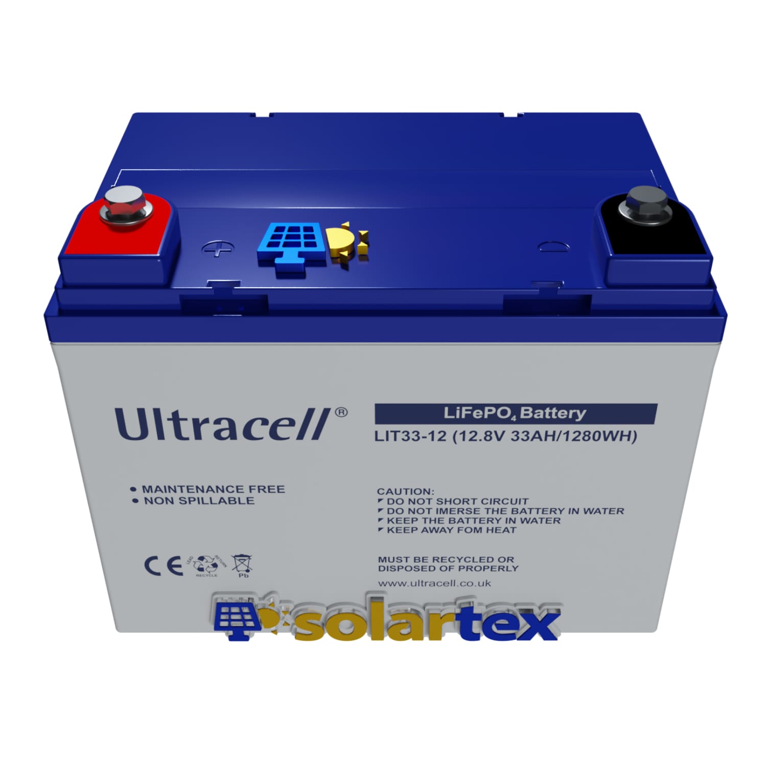 Batería de GEL 55Ah 12V Nimac - Solartex Chile