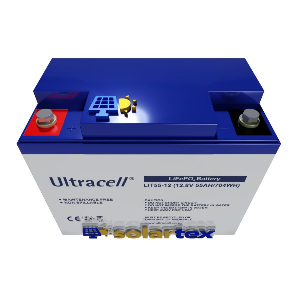 Batería De Litio 55ah 12v Ultracell Solartex Chile 5414