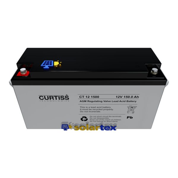 Batería de AGM 150Ah 12V Curtiss