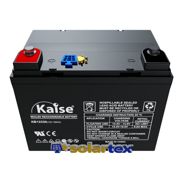 Batería de AGM 33Ah 12V Kaise