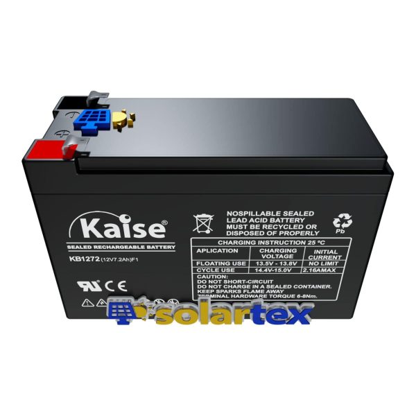 Batería de AGM 7.2Ah 12V Kaise