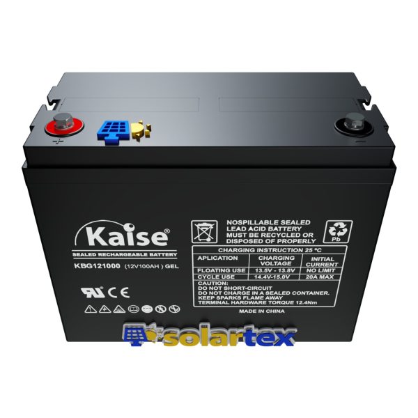 Batería de GEL 100Ah 12V Kaise