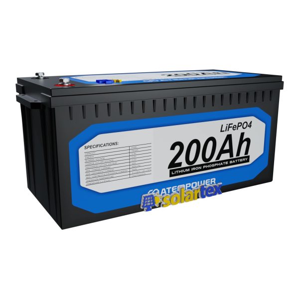 Batería de litio 200Ah 12.8V Lifepo4 ATEM POWER